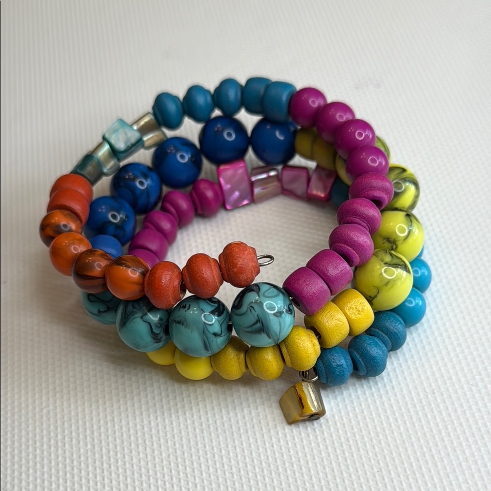 Colorful Beaded Bracelet Set